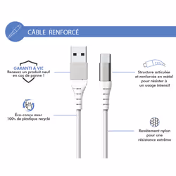 FORCE CASE FPLIAC1M2RW cavo per cellulare Bianco - Vista aggiuntiva 2