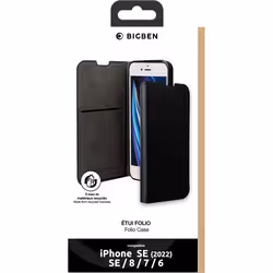 Bigben Connected FOLIOIPSE22B custodia per cellulare Custodia a libro Nero - Vista aggiuntiva 2