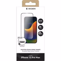 BIG BEN PEGLASSIP15PM protezione per lo schermo e il retro dei telefoni cellulari Pellicola proteggischermo trasparente Apple 1 pz - Vista aggiuntiva 2