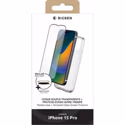 BIG BEN PACKSILIVTIP15P protezione per lo schermo e il retro dei telefoni cellulari Pellicola proteggischermo trasparente Apple 1 pz - Vista aggiuntiva 2