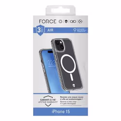 BIG BEN FCAIRMAGIP15T custodia per cellulare 15,5 cm (6.1") Cover Trasparente, Bianco - Vista aggiuntiva 2