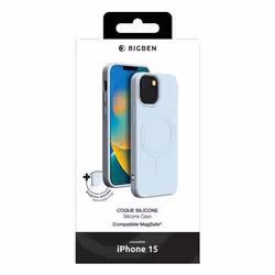 BIG BEN COVSILIMAGIP15BL custodia per cellulare 15,5 cm (6.1") Cover Blu - Vista aggiuntiva 2