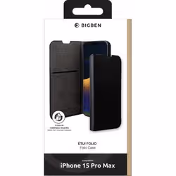 BIG BEN FOLIOIP15PM custodia per cellulare 17 cm (6.7") Custodia a libro Nero - Vista aggiuntiva 2