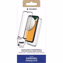 BIG BEN PACKSILIVTGA15 protezione per lo schermo e il retro dei telefoni cellulari Pellicola proteggischermo trasparente Samsung 1 pz - Vista aggiuntiva 2