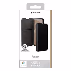 BIG BEN FOLIOPIXEL8A custodia per cellulare 15,5 cm (6.1") Custodia a libro Nero - Vista aggiuntiva 2