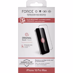 Force Glass FGOGIP16PMORIG protezione per lo schermo e il retro dei telefoni cellulari Pellicola proteggischermo trasparente Apple 1 pz