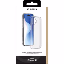 BIG BEN SILITRANSIP16 custodia per cellulare 15,5 cm (6.1") Cover Trasparente - Vista aggiuntiva 2