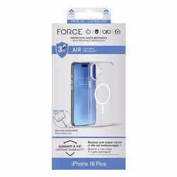 BIG BEN FCAIRMAGIP16PLT custodia per cellulare 17 cm (6.7") Cover Trasparente, Bianco - Vista aggiuntiva 2