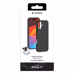 BIG BEN COVSILIMAGIP17B custodia per cellulare 16 cm (6.3") Cover Nero - Vista aggiuntiva 5