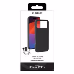 BIG BEN COVSILIMAGIP17PB custodia per cellulare 16 cm (6.3") Cover Nero - Vista aggiuntiva 5