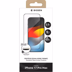 BIG BEN PEGLASSIP17PM protezione per lo schermo e il retro dei telefoni cellulari Pellicola proteggischermo trasparente Apple 1 pz - Vista aggiuntiva 2