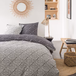 Housse De Rêve 10888-7509, Fantasia, Sunshine, 240 x 260 cm, 1 pz, Cotone