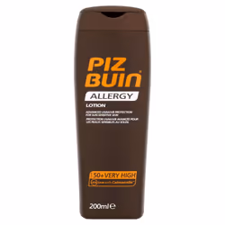 Piz Buin Allergy Lozione per la protezione solare Corpo 50 200 ml, Lozione per la protezione solare, Corpo, Bottiglia, Idrata ...