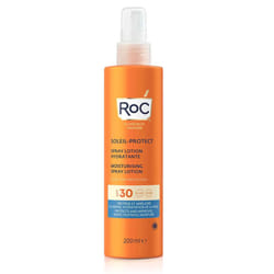 RoC Solare Spray Protezione 30 Idratante per Viso e Corpo 200ml