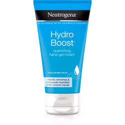 Grazie alla sua composizione semplice, la crema per le mani Neutrogena Hydro Boost® rinfresca immediatamente la pelle e le ri ...