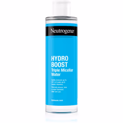 Regala alla tua pelle l’idratazione necessaria già mentre ti strucchi. L’acqua micellare 3 in 1 Neutrogena Hydro Boost® Face  ...