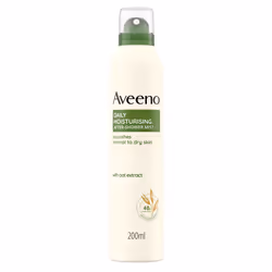 Aveeno Spray Dopo Doccia è un prodotto utile per donare una pelle idratata fino a 48 ore e lasciare la pelle morbida dopo la  ...