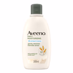 Aveeno Detergente Intimo Vaniglia 300ml ideale per una pulizia delicata per la pelle sensibile delle zone intime. Formula sen ...