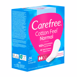 Carefree Cotton protettore senza profumo 56 u