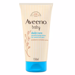 Aveeno Baby Daily Care Crema Idratante 150ml nutre e protegge la pelle sensibile dei bambini per 24h. Con avena colloidale, p ...
