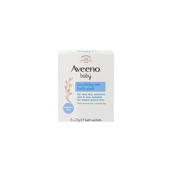 Aveeno Baby Colloidal Polvere Bagno Lenitiva per Bambini e Neonati  5 x 21 grammi