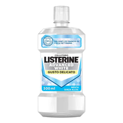 Listerine Advanced White Collutorio Sbiancante Gusto Delicato 500 ml