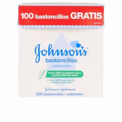 Baby Bastoncillos algodón 100% - palitos papel 200 u