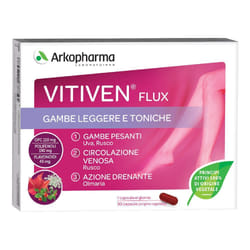 Vitiven Flux  Integratore per la Circolazione Venosa 30 Capsule