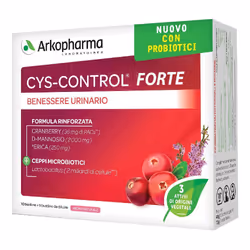 Cys Control Forte Probiotici è un rimedio per depurare le vie urinarie ed avere una sensazione di benessere.