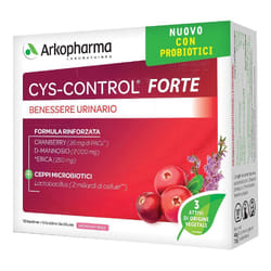 Cys Control Forte Probiotici Integratore per Vie Urinarie 15 Bustine