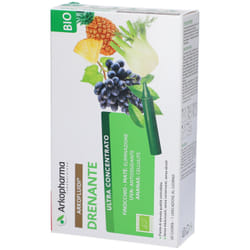 Arkofluidi Ultra Suoni Drenante Bio per Eliminazione Liquidi 20 Flaconcini