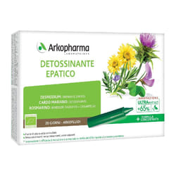 Arkofluidi Ultra Suoni Detossinante Epatico per Detossinazione 20 Flaconcini