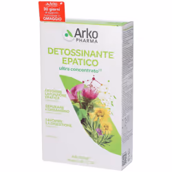 Arkofluidi Ultra Suoni Detossinante Epatico per Detossinazione 20 Flaconcini