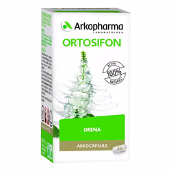 Arkocapsule Ortosifon è un integratore naturale in capsule con potente effetto drenante e diuretico, ideale per contrastare l ...