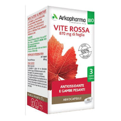 Arkocapsule Vitiven (Vite Rossa) Integratore per Gambe Gonfie 45 Capsule