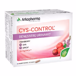 Cys Control è un rimedio per le vie urinarie, perché le libera e le protegge da virus e batteri grazie alle sue proprietà.