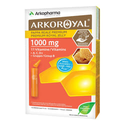 Arkoroyal Pappa Reale 1000 Mg + Integratore con Vitamine 10 Fiale