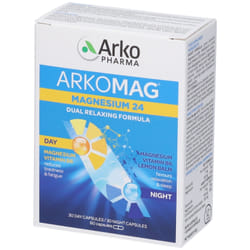 Magnesio 24 contro Stress e Insonnia 60 Capsule Giorno e Notte