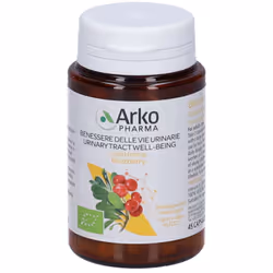 Arkocapsule Uva Ursina Bio Integratore per Benessere Vie Urinarie 45 Capsule