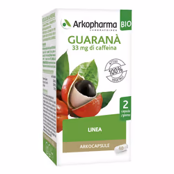Arkocapsule Guaranà Bio è un integratore naturale della Arkopharma in capsule ad attività energetica e stimolante contro stan ...