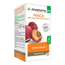 Arkocapsule Maca Bio Integratore per Energia e Vitalità 40 Capsule
