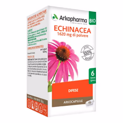 Arkocapsule Echinacea Bio è un integratore naturale della Arkopharma in capsule ad azione immunostimolante, migliora le difes ...
