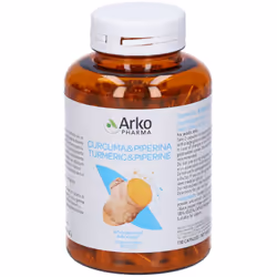 Arkocapsule Curcuma e Piperina è un integratore naturale della Arkopharma in capsule indicato per migliorare la digestione. C ...