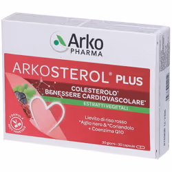Arkosterol Plus integratore per Abbassare il Colesterolo 30 Capsule