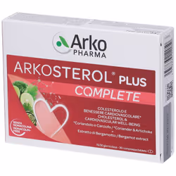 ArkoPharma Arkosterol Plus Complete è un integratore alimentare formulato per supportare i livelli di colesterolo e la salute ...
