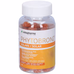 Phytobronz Solare è un integratore alimentare in gummies che protegge le cellule dallo stress ossidativo e mantiene la pigmen ...