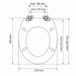 Allibert 813954 sedile WC Multicolore - Vista aggiuntiva 4