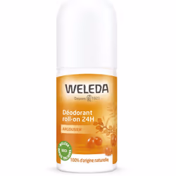 Deodorante roll-on profumato con mandarino, legno di sandalo e pompelmo, per una sensazione di freschezza lunga 24 ore.