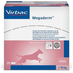 Megaderm Supplemento per Cani Superiori ai 10 kg 28 Sacchetti 4 ml