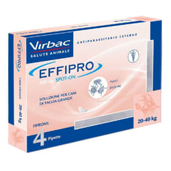 Effipro Spot-On 268mg Antiparassitario Cani 20-40kg 4 Pipette